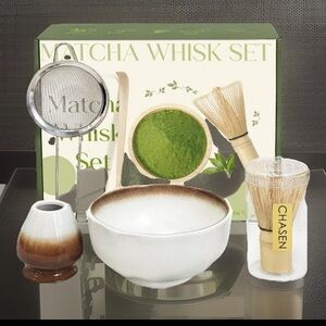 Matcha Green Tea Bamboo Whisk Set NEW